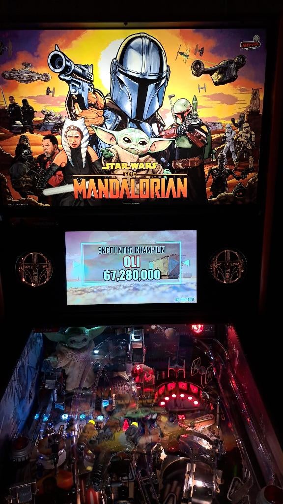 Flipper stern the mandalorian pro HUO, Verzamelen, Automaten | Flipperkasten, Elektronisch, Stern, Nieuw, Ophalen of Verzenden