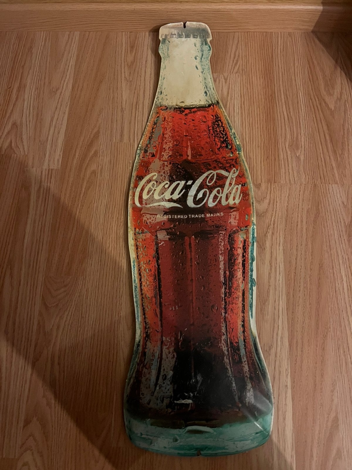 Coca cola fles metalen plaat, Enlèvement ou Envoi, Comme neuf