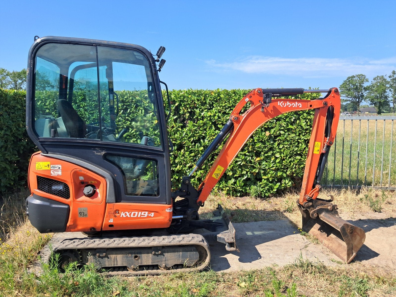 Minigraver Kubota KX019-4 ( Bj 2020 ) Minikraan Graafmachine, Zakelijke goederen, Ophalen