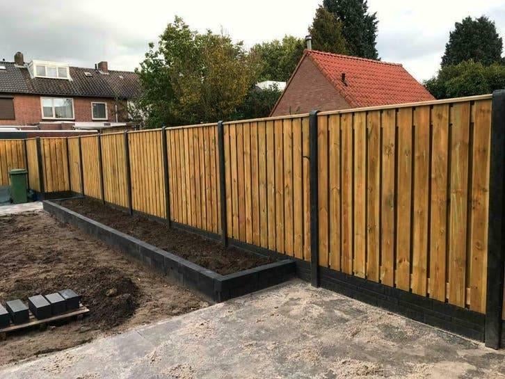 Houten en Betonnen Schuttingen van Topkwaliteit, Tuin en Terras, Ophalen of Verzenden, Hout