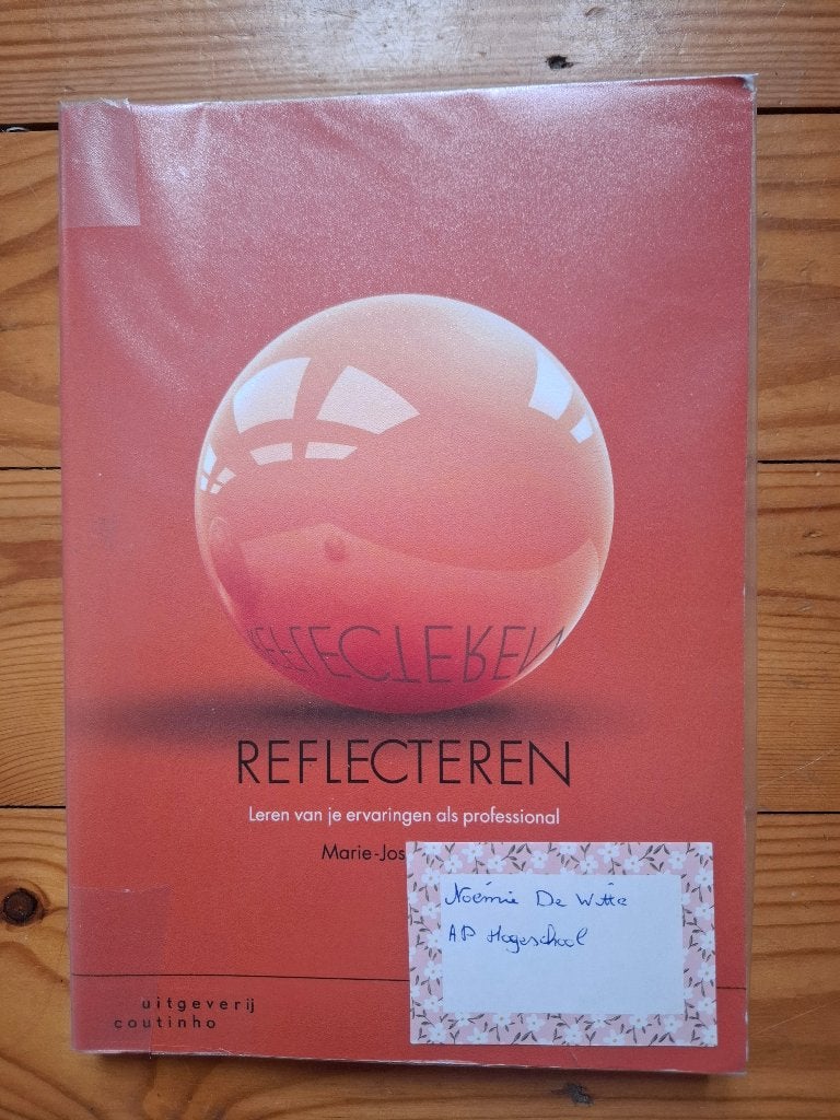 Reflecteren en niemand is een eiland, Livres, Enlèvement ou Envoi, Comme neuf, Autres sujets/thèmes