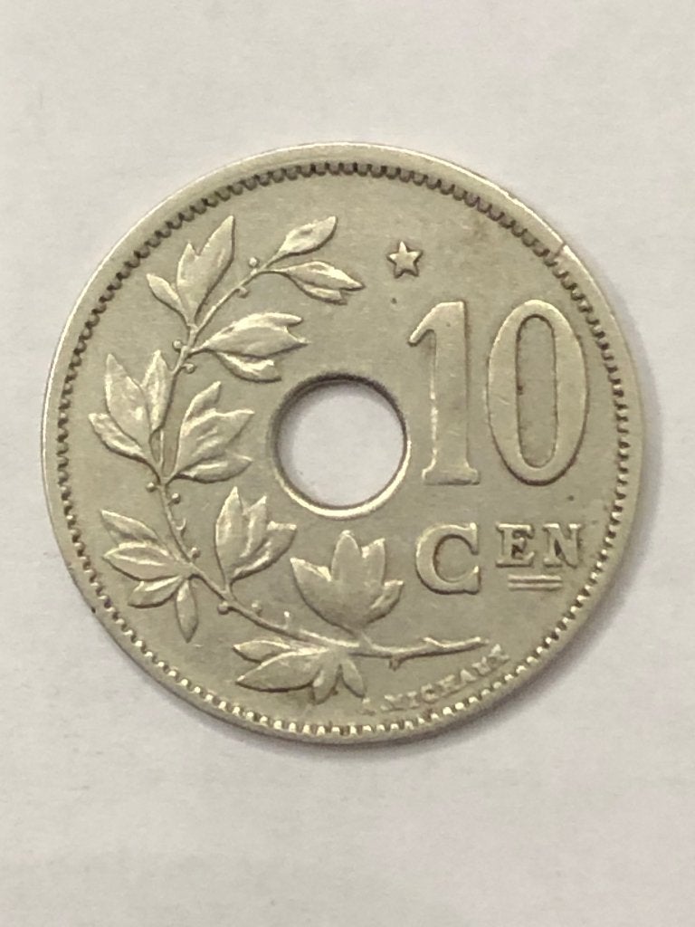Munt België 10 cent Albert I jaartal 1931 vlaams zeldzaam !!, Postzegels en Munten, Ophalen of Verzenden, Overig, Losse munt