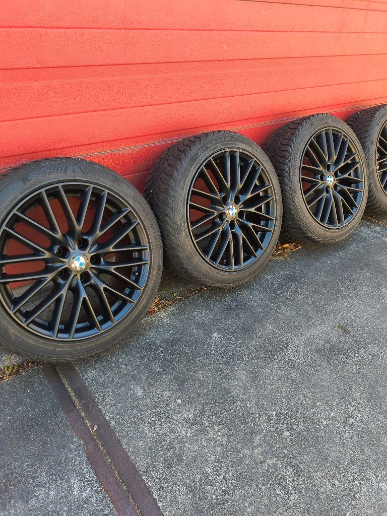 Bmw velgen 18 inch winterbanden 5x120 3-serie 1 serie m3 m5, Auto-onderdelen, Ophalen, Gebruikt, BMW