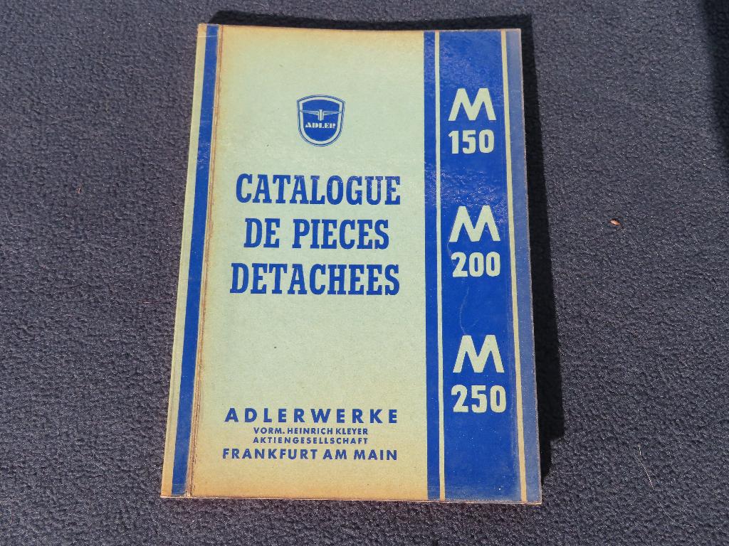 ADLER M 100, M 150, M 200, M 200, M 250, MB 201 handleiding, Ophalen of Verzenden, Gebruikt