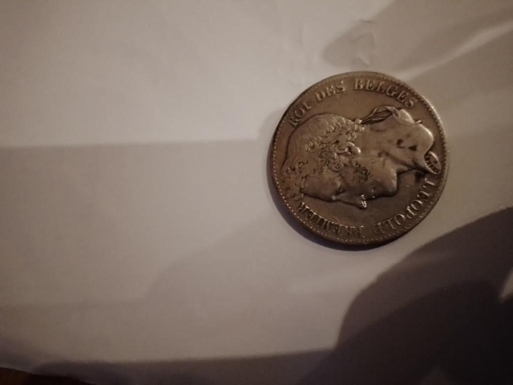 Piece leopold 5fr, Postzegels en Munten, Munten | België, Ophalen