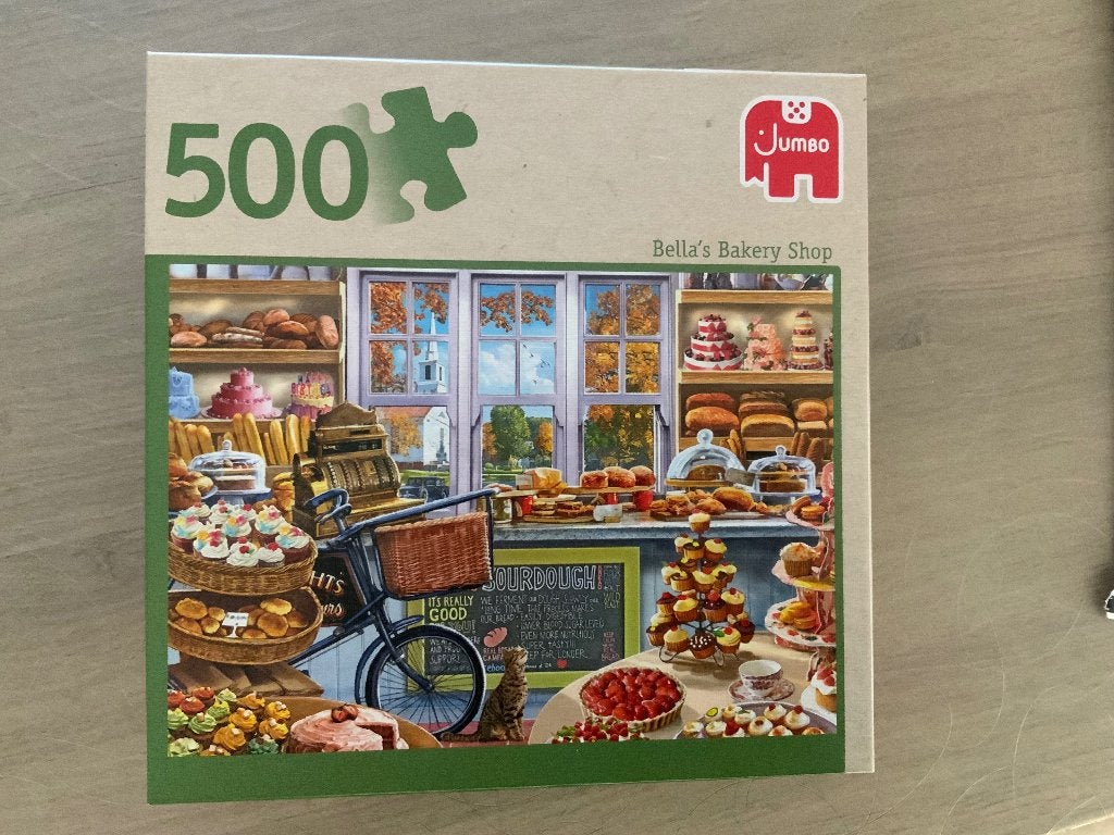 Puzzel Jumbo, 500 stukken Bakkerij, Ophalen, 500 t/m 1500 stukjes, Zo goed als nieuw, Legpuzzel