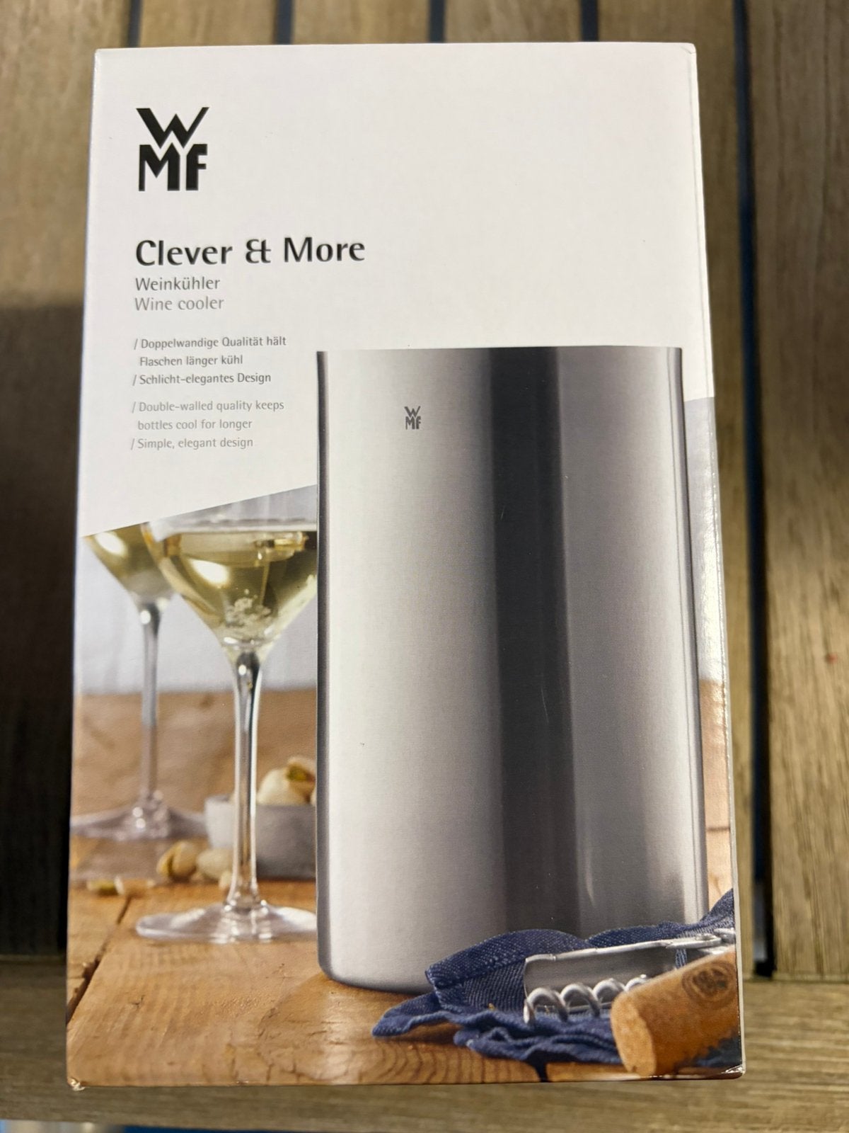 Refroidisseur à vin double paroi Wmf haute qual design neuf, Enlèvement ou Envoi, Comme neuf