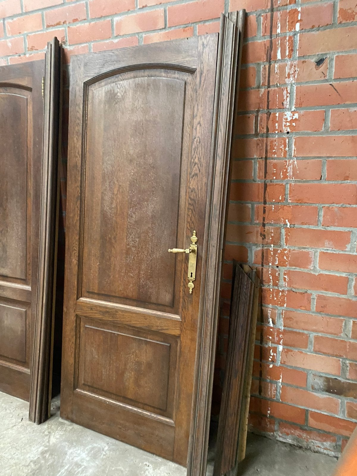 2 portes intérieures en chêne massif, Bricolage & Construction, Enlèvement, Comme neuf