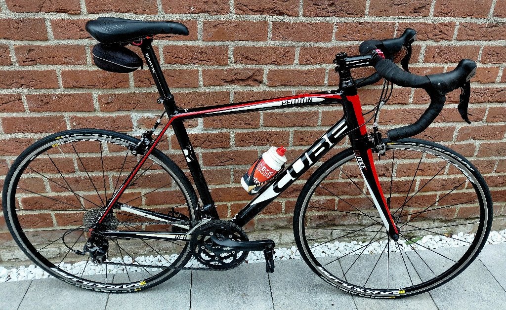 Alu racefiets met Shimano 10v, Ophalen, 28 inch, Velgrem, Aluminium