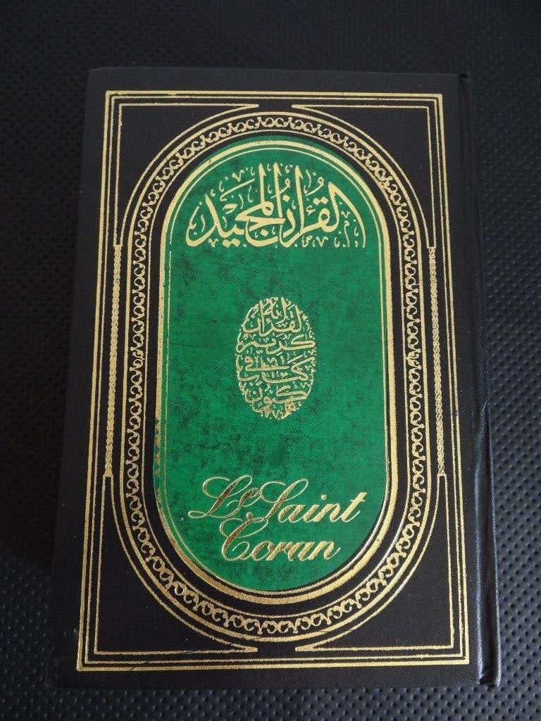 Rare édition du Coran en arabe/français.Belle reliure cuir., Livres, Enlèvement ou Envoi, Utilisé, Islam