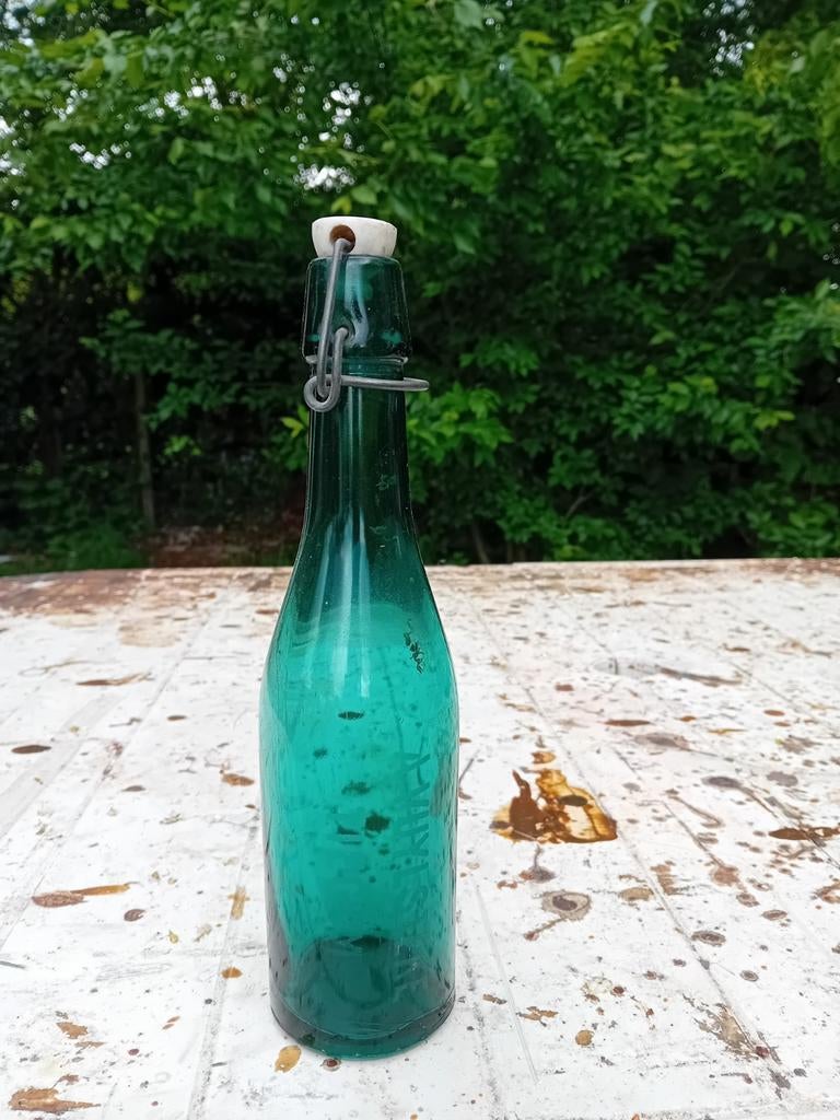 Oude vintage bierfles brouwerij A Vuylsteke Tiegem, Ophalen of Verzenden