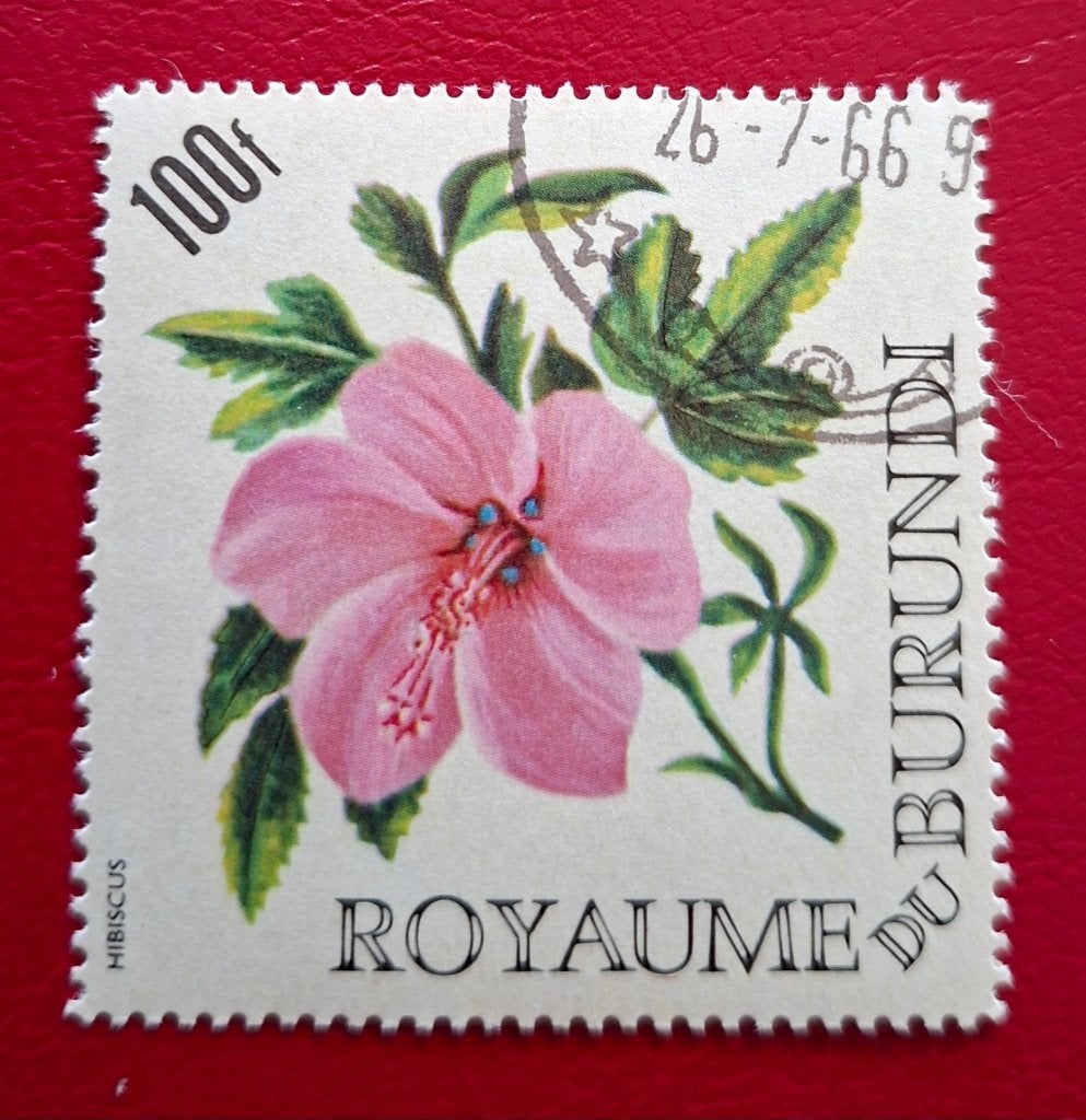 Postzegel Burundi OBP 186, Postzegels en Munten, Ophalen of Verzenden, Gestempeld