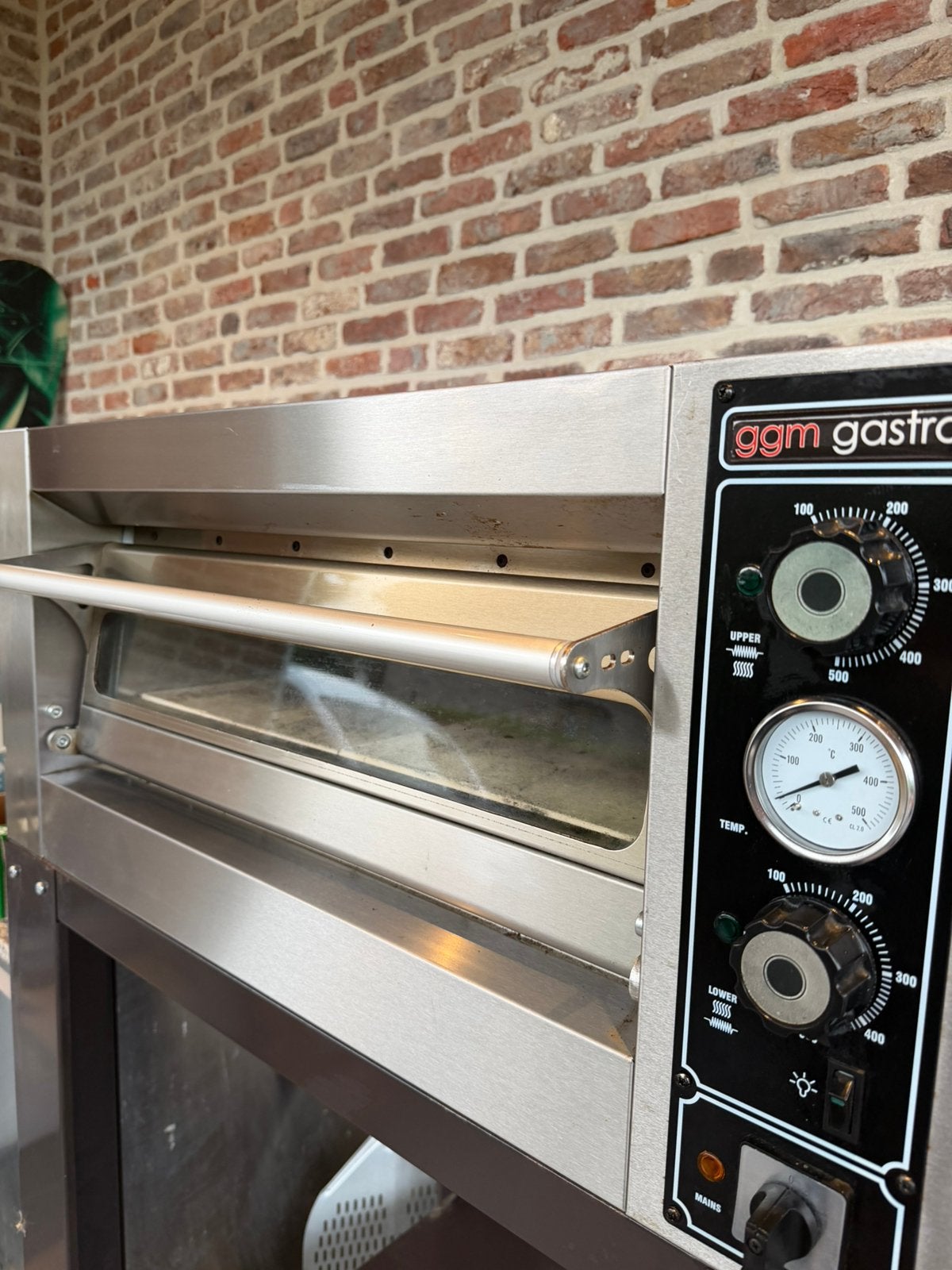 Pizza oven (electrisch) 400v met onderstel, Tuin en Terras, Ophalen, Gebruikt