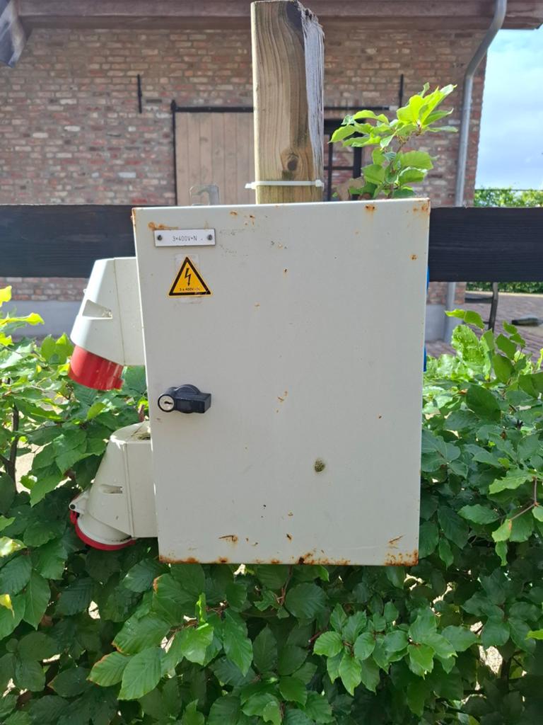 Werfkast / bouwkast / stroomkast, Enlèvement