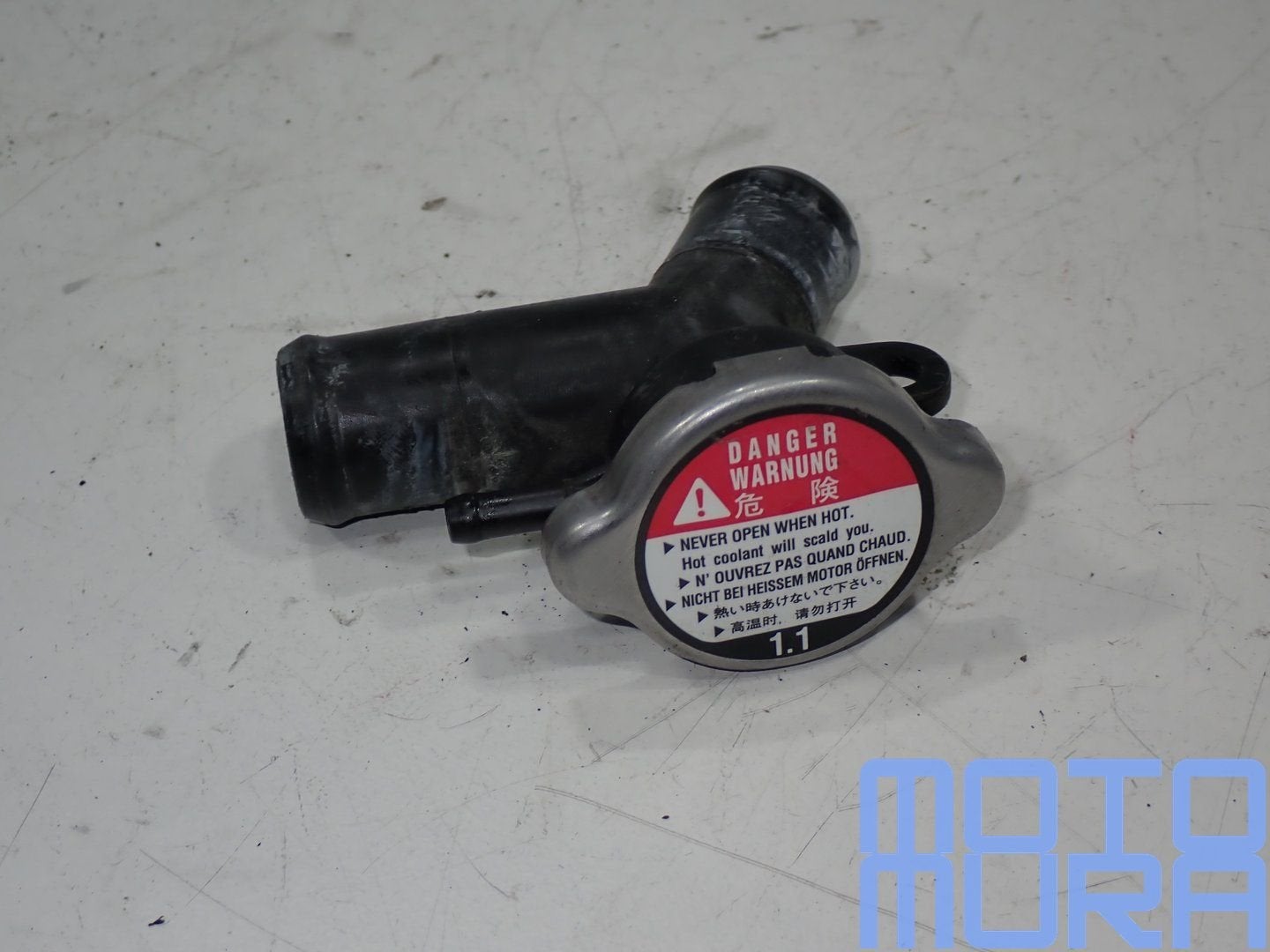 Radiateurdop voor de Honda CBR 1000 RR 2004 - 2007 SC57 fire, Motoren, Gebruikt, -, -, Ophalen of Verzenden