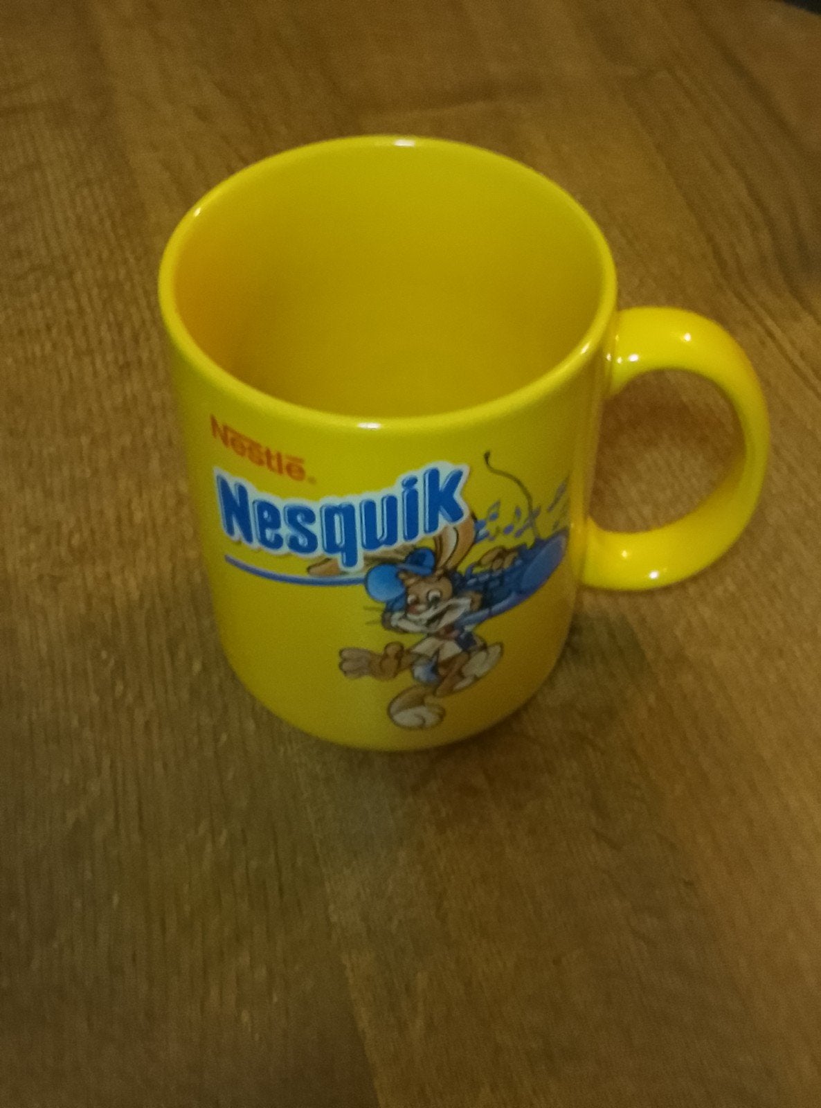 nesquik tas, Ophalen