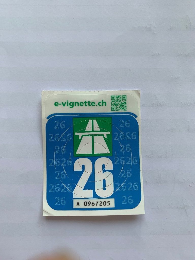 Vignette Suisse, Tickets en Kaartjes