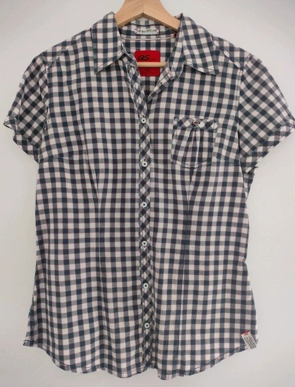 Tof hemdje s.Oliver maat: 36. Kan ook als vestje met top, Kleding | Dames, Blouses en Tunieken, Blauw, S. Oliver, Ophalen of Verzenden