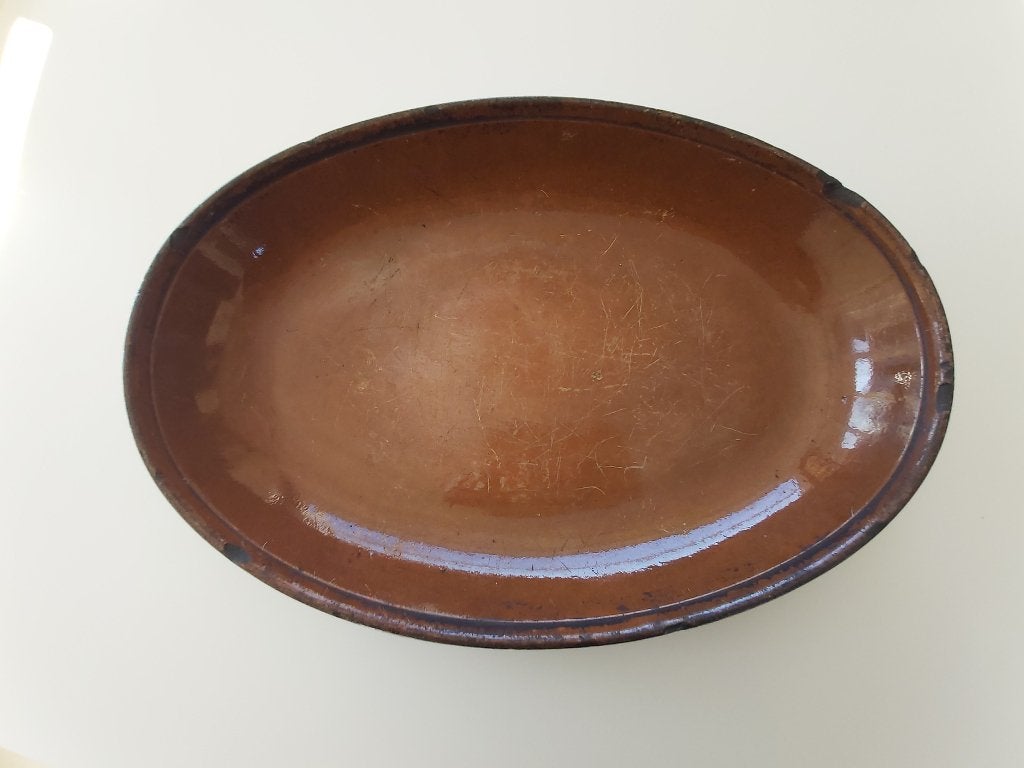 Prachtige XXL (50 cm) oude franse ovenschaal Revol StUze, Ophalen of Verzenden