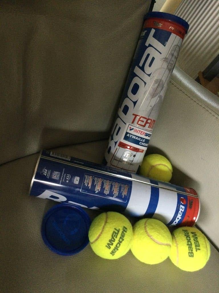 „BABOLAT” TENNISBALBOXEN MET EXTRA GEVOEL, Ophalen of Verzenden, Nieuw, Ballen, Babolat
