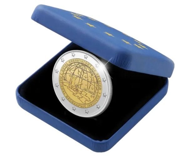 België 2026 - 2 euro proof - Geografisch Instituut, Postzegels en Munten, Ophalen of Verzenden, België, 2 euro