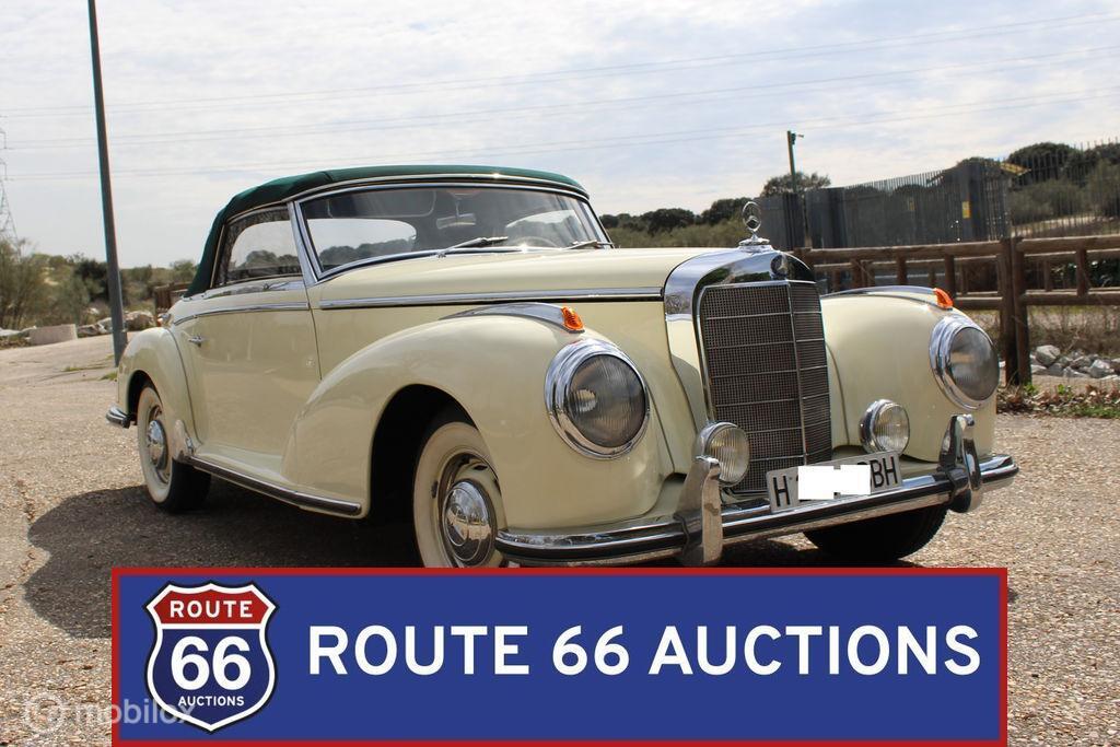 Mercedes-Benz 300 S | 1952 | Route 66 Auctions, Auto's, Zwart, Mercedes-Benz, Bedrijf, Handgeschakeld