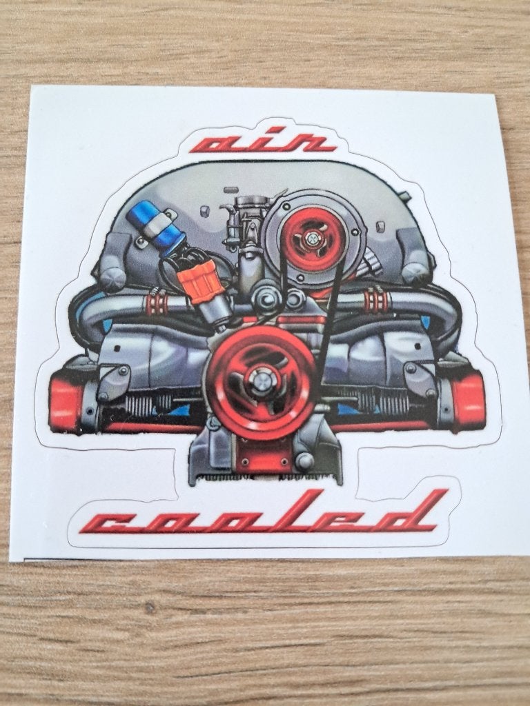 Stickers air cooled, Ophalen of Verzenden