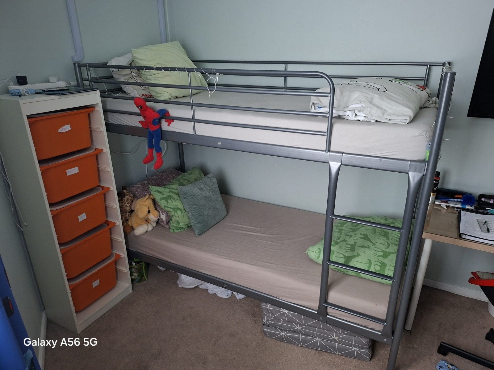 Stapelbed, Ophalen, Stapelbed