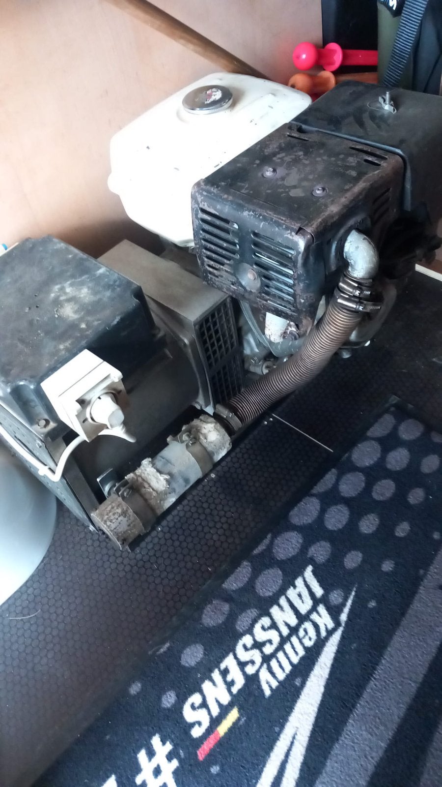 Honda stroomgenerator 5kva, Ophalen, Gebruikt