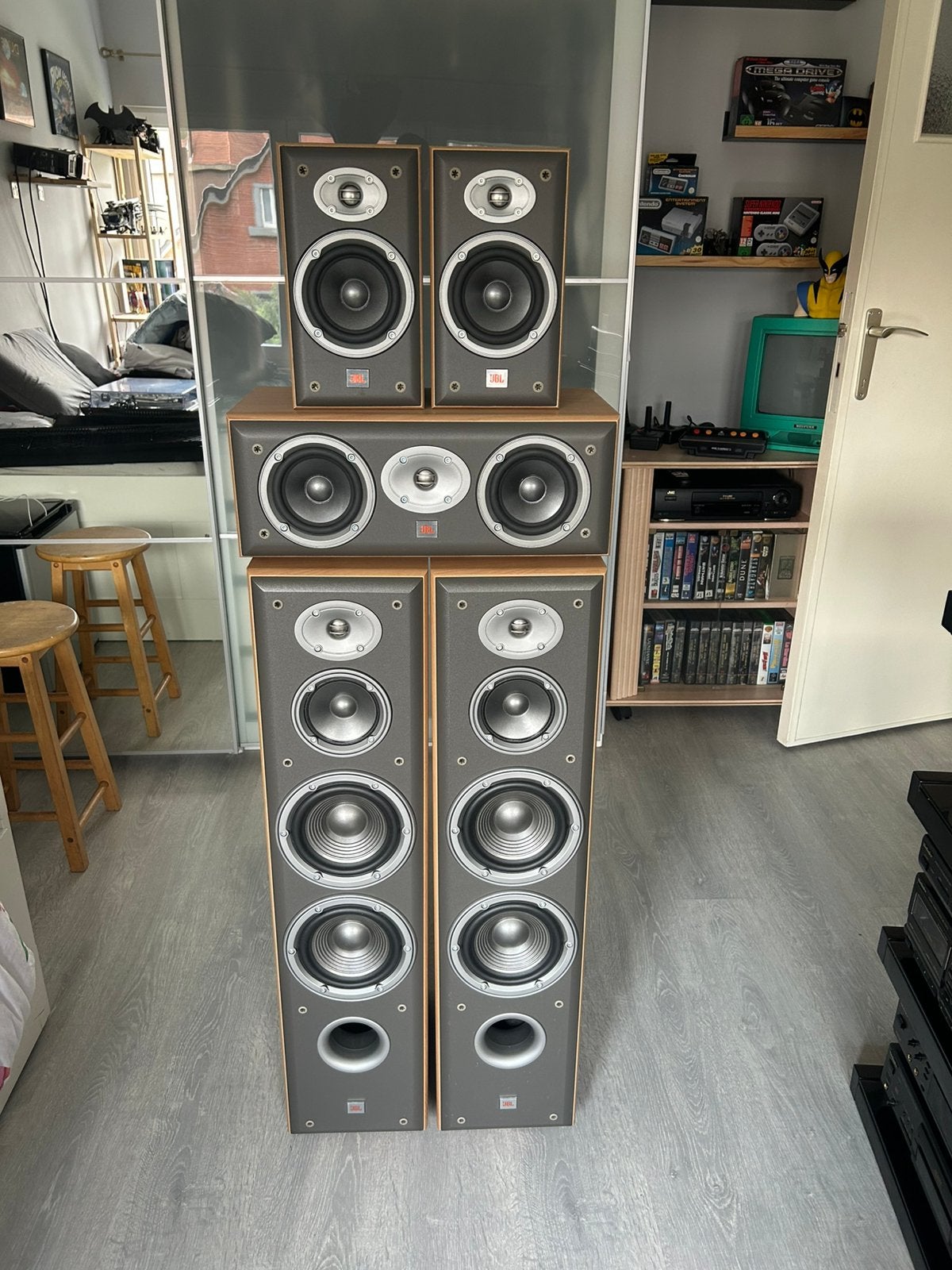 Set HP JBL Northridge 5.0 (2xE80 + 2xE20 + 1xEC25), Enlèvement, Comme neuf, Kit d'enceintes, JBL