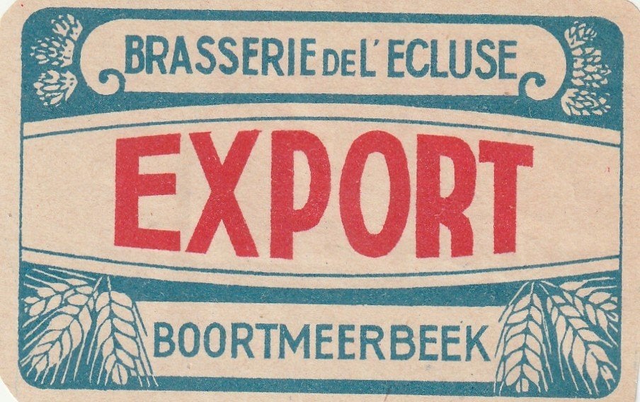 oud bieretiket België L'Ecluse Boortmeerbeek : Export, Verzamelen, Verzenden, Zo goed als nieuw, Overige typen, Overige merken