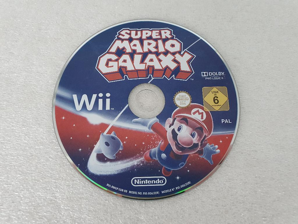 Nintendo Wii: Super Mario Galaxy (disc only), Consoles de jeu & Jeux vidéo, Jeux | Nintendo Wii, Enlèvement ou Envoi, Utilisé
