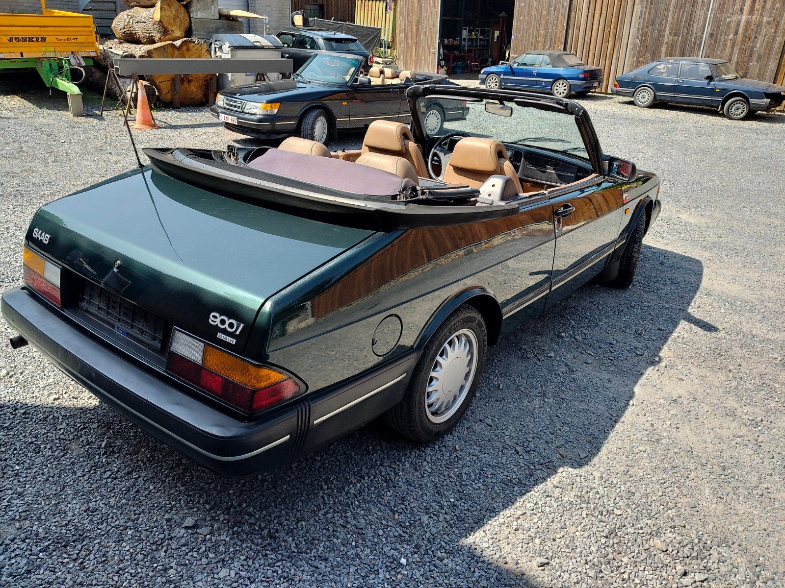 Saab 900 cabriolet 2.1L, Autos, Cuir, Achat, Intérieur cuir, Beige