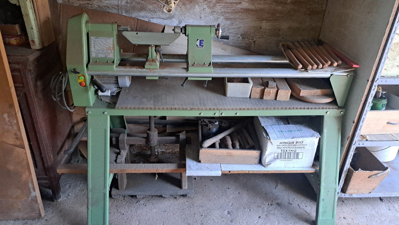 Houtdraaibank Elektra Beckum HDM 1000, Ophalen, Zo goed als nieuw, Houtdraaibank, 500 tot 1000 mm