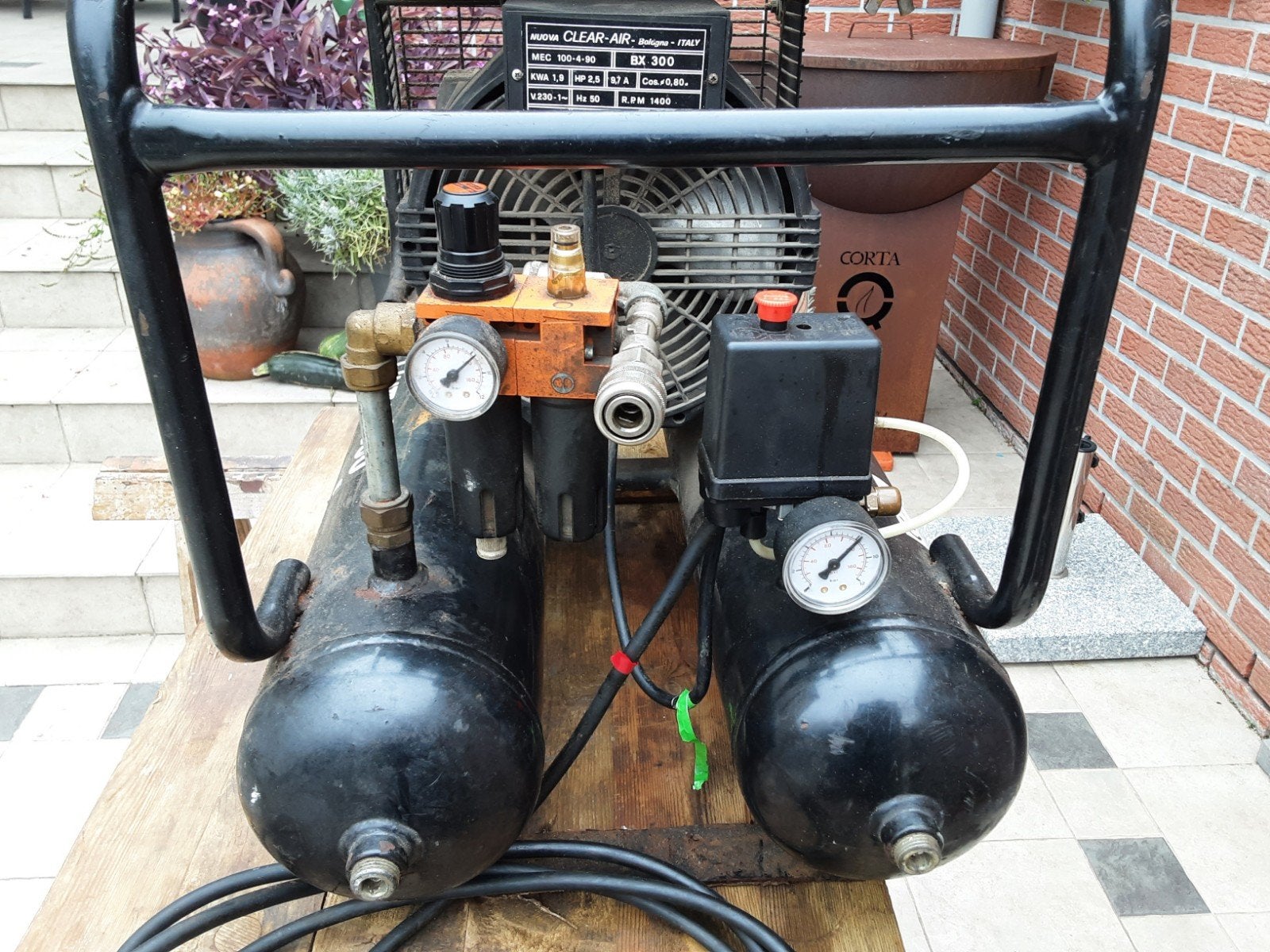 compressor, Ophalen