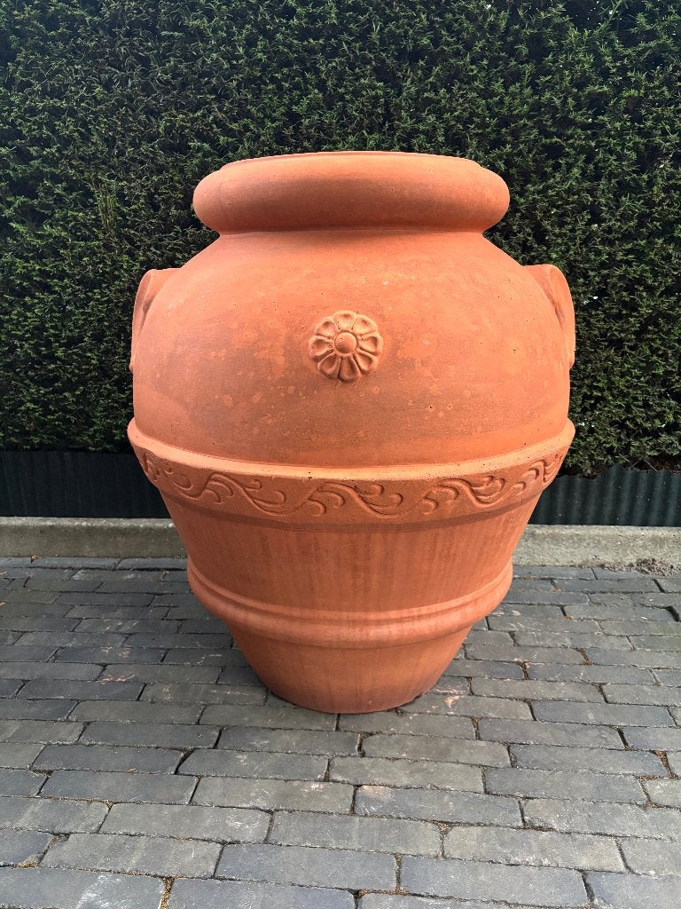 Hele Grote Magnifieke Terracotta Kruik, Ophalen
