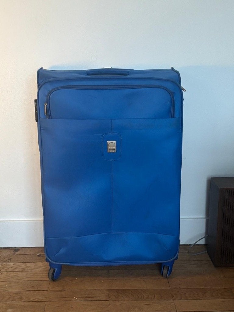 Delsey grote blauwe koffer, Ophalen, Gebruikt, 70 cm of meer, 55 cm of meer