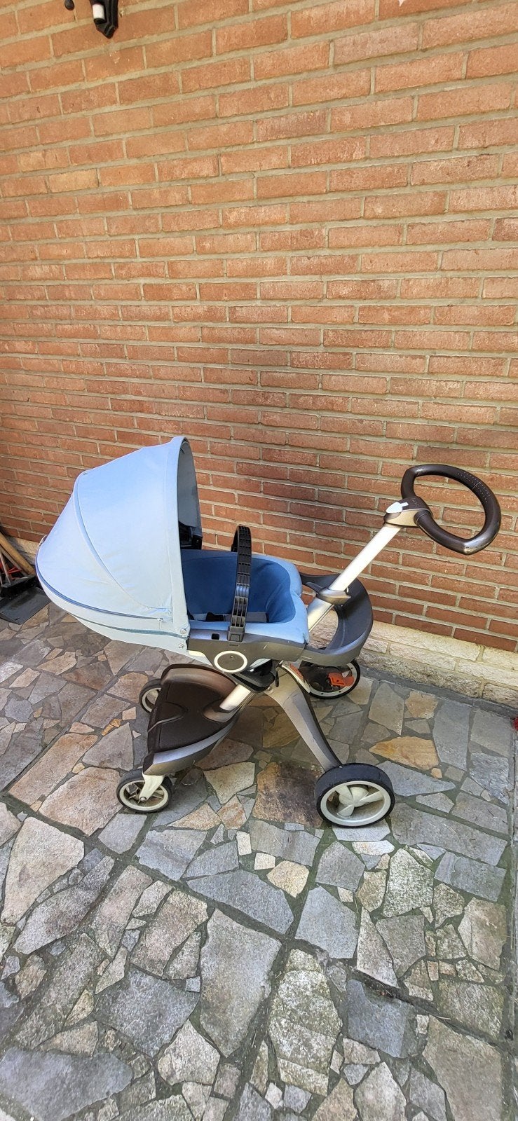 Poussette évolutive Stokke, Enlèvement, Poussette