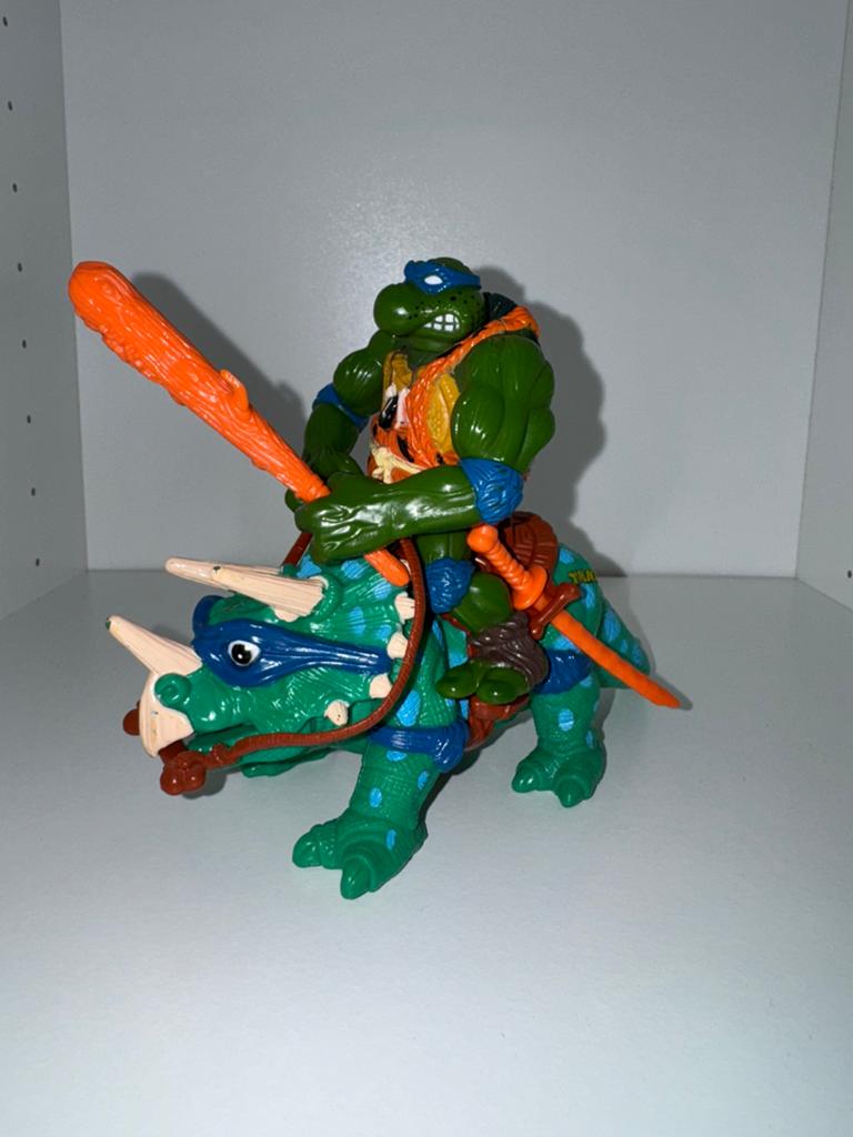 TMNT Leonardo dino cave turtle, Ophalen of Verzenden, Zo goed als nieuw