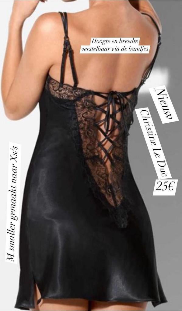 Christind le Duc satijnen slipdress, Christine Le Duc, Enlèvement ou Envoi, Neuf, Taille 36 (S)