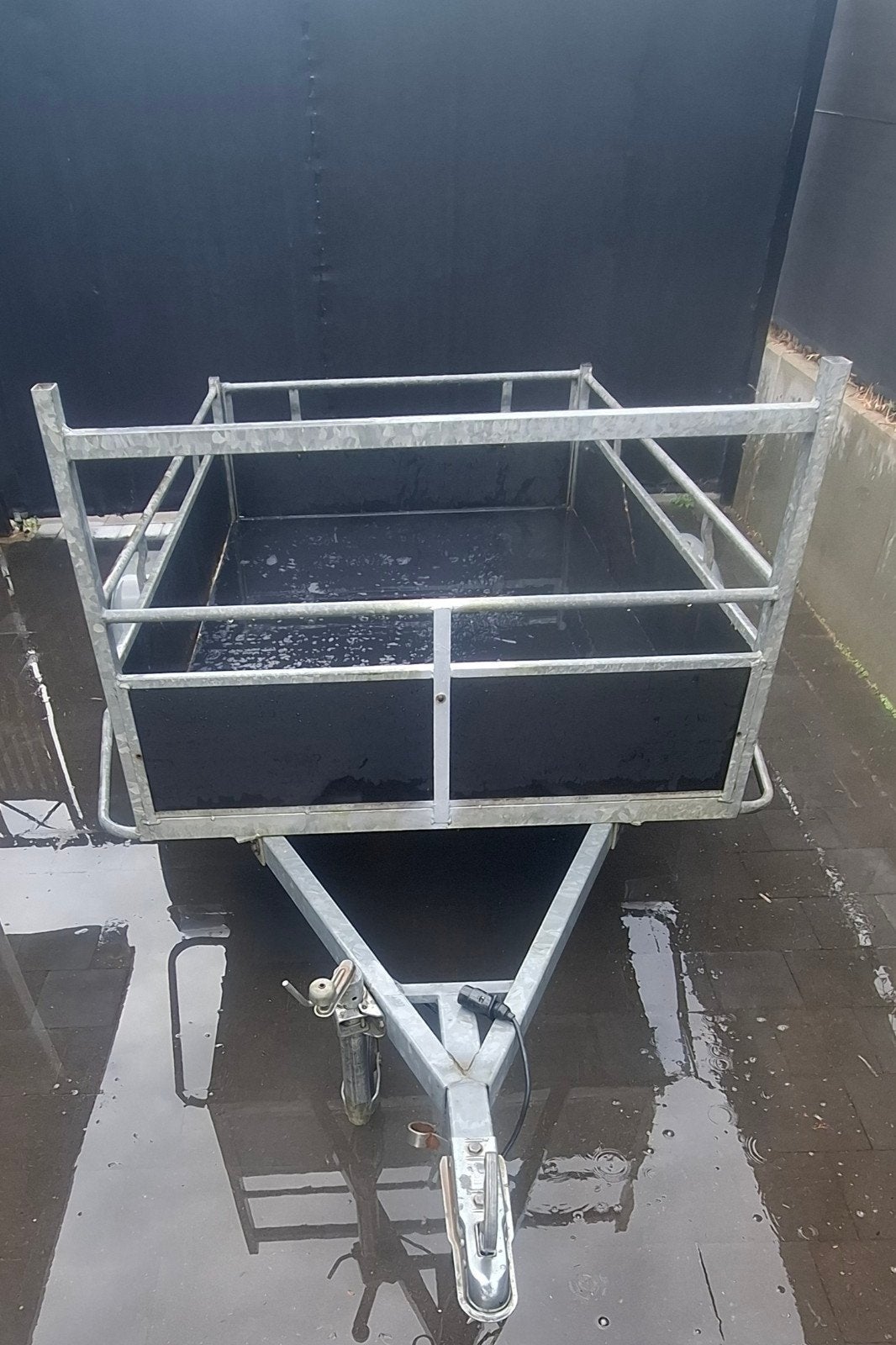 enkel as aanhangwagen, Auto diversen, Aanhangers en Bagagewagens, Ophalen of Verzenden