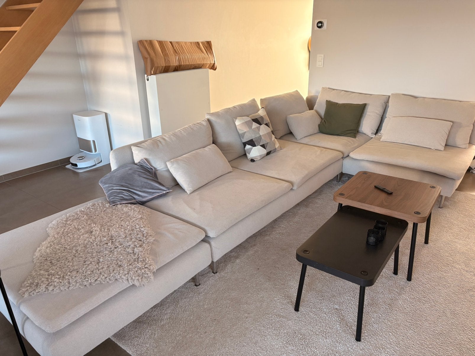 IKEA SÖDERHAMN Modulaire loungezetel - beige (Nieuwstaat!), Ophalen, Zo goed als nieuw
