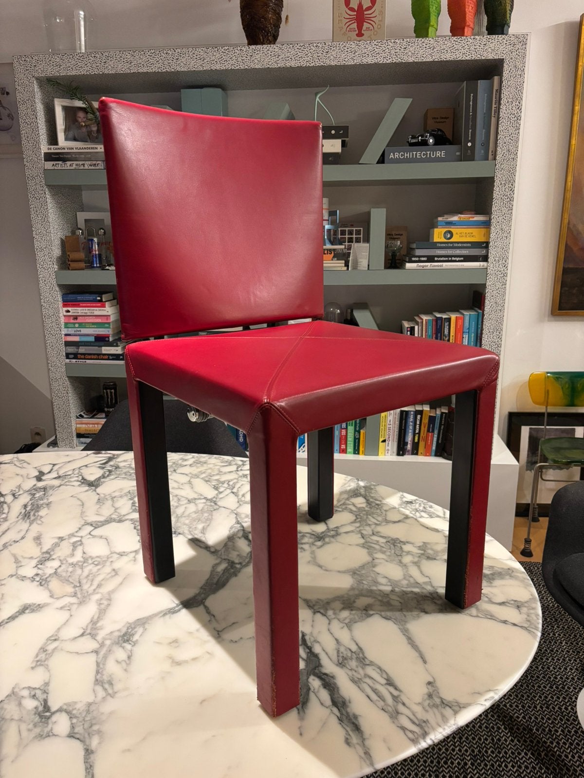 ❤️ Vintage design stoelen B&B Italia ❤️, Rouge, Deux, Enlèvement, Utilisé