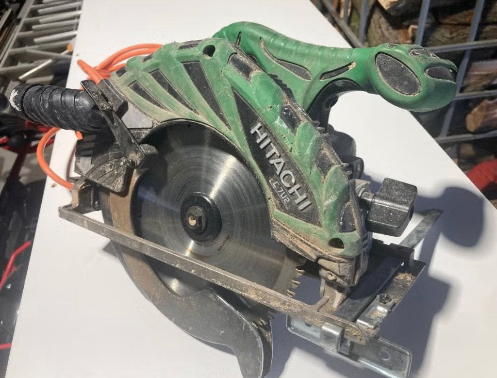 cirkelzaag hitachi, Doe-het-zelf en Bouw, Gereedschap | Zaagmachines, Cirkelzaag, Ophalen
