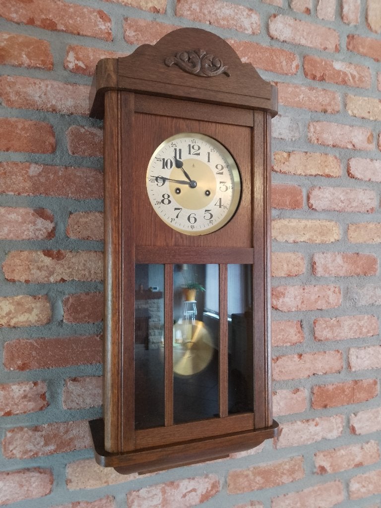 GUSTAV BECKER Horloge régulateur ancienne (+/- 1920), Antiquités & Art, Enlèvement