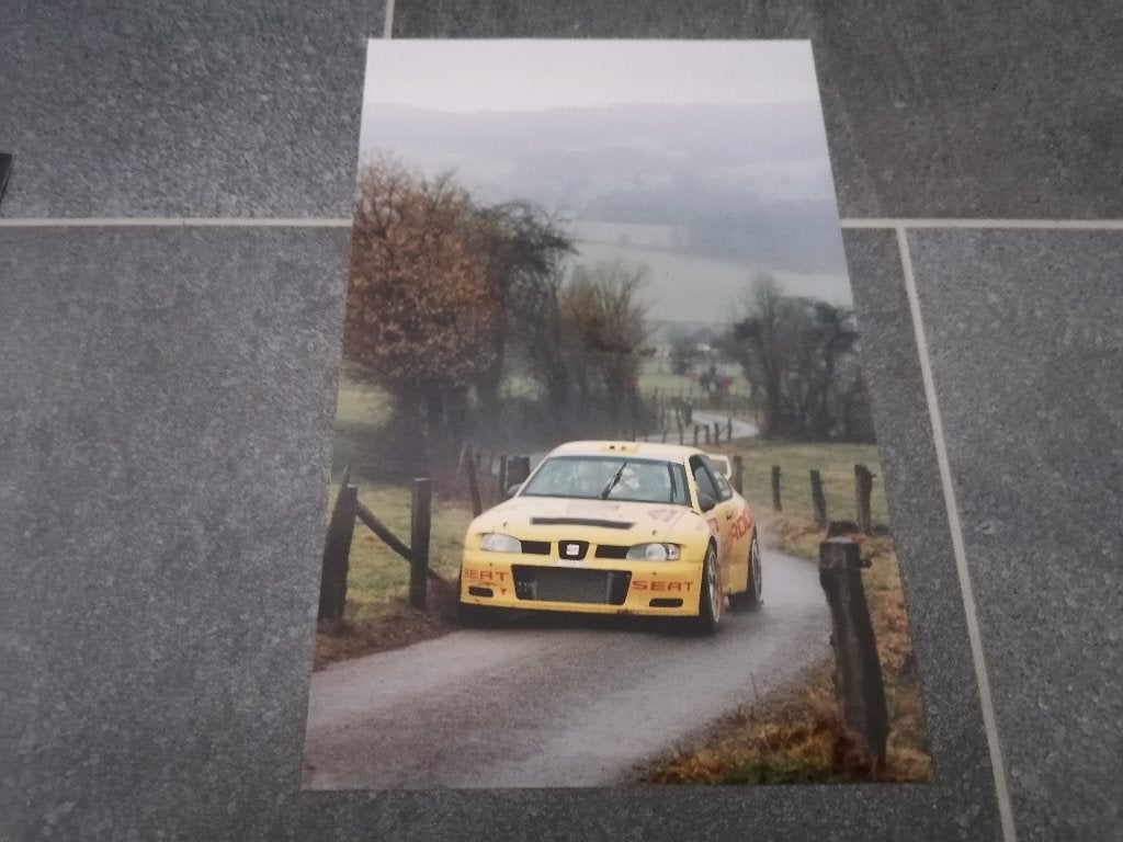 Photo de presse de Marc Duez - Seat Cordoba WRC, Envoi, Comme neuf