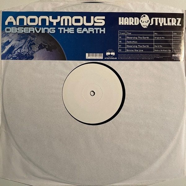 Anonymous - Observing The Earth, Enlèvement ou Envoi, Comme neuf, 12 pouces, House