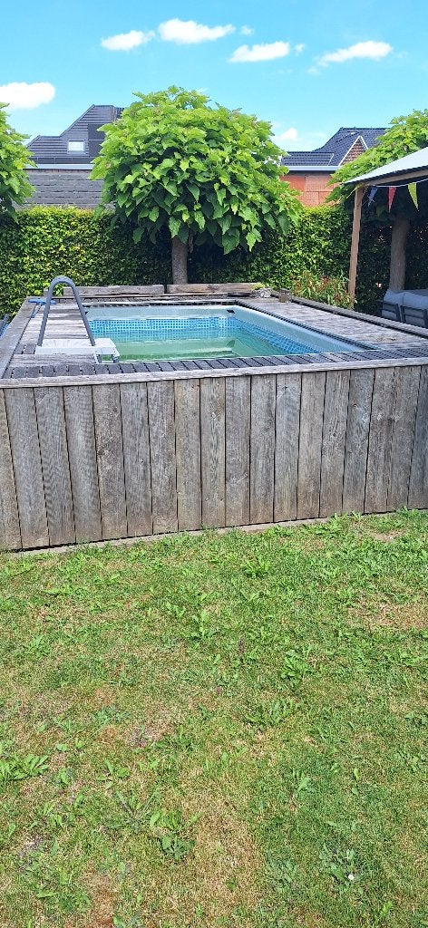 Zwembad Intex opbouw, Jardin & Terrasse, Piscines, Utilisé, Piscines hors sol, 120 cm ou plus, 400 cm ou plus, 200 à 300 cm, Rectangulaire
