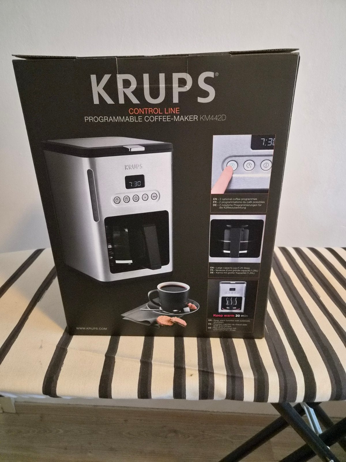 Krups programmeerbare koffiezet KM442D, Enlèvement