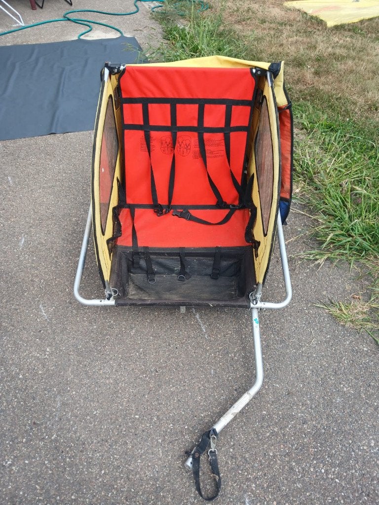 fietskar, Fietsen en Brommers, Ophalen, Gebruikt, Kinderkar